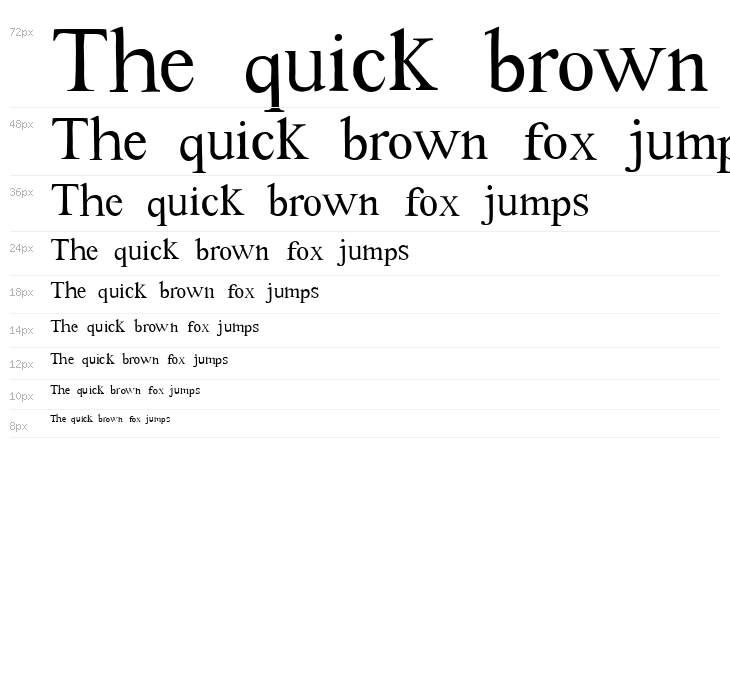 Tom's New Roman Waterfall