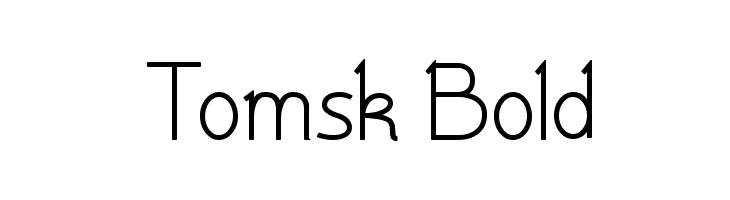 Tomsk Bold  नि: शुल्क फ़ॉन्ट्स डाउनलोड