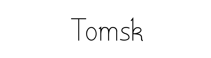 Tomsk  免费字体下载