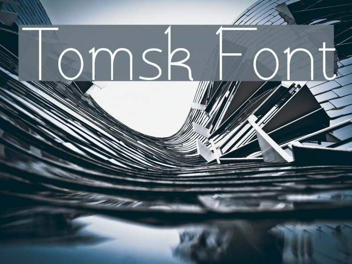Tomsk Font examples