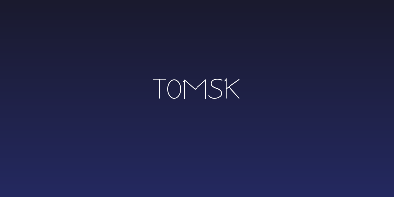 Tomsk Social Header
