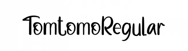 TomtomoRegular  لخطوط تنزيل