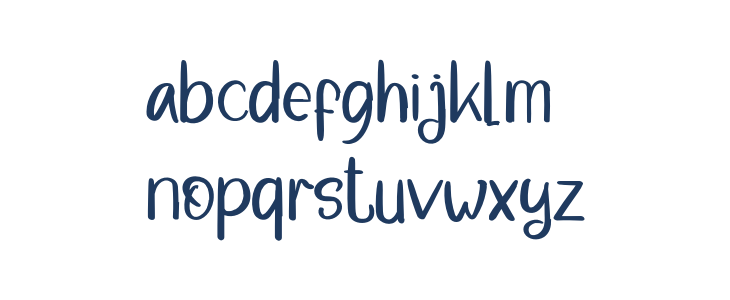 TomtomoRegular Lowercase