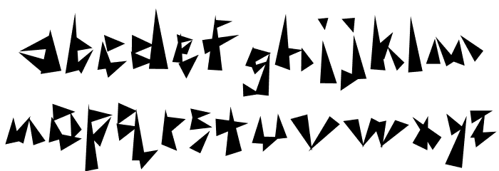 TonGaru Font LOWERCASE