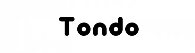 Tondo  baixar fontes gratis