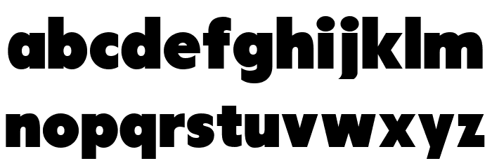 Tondu Beta Font LOWERCASE