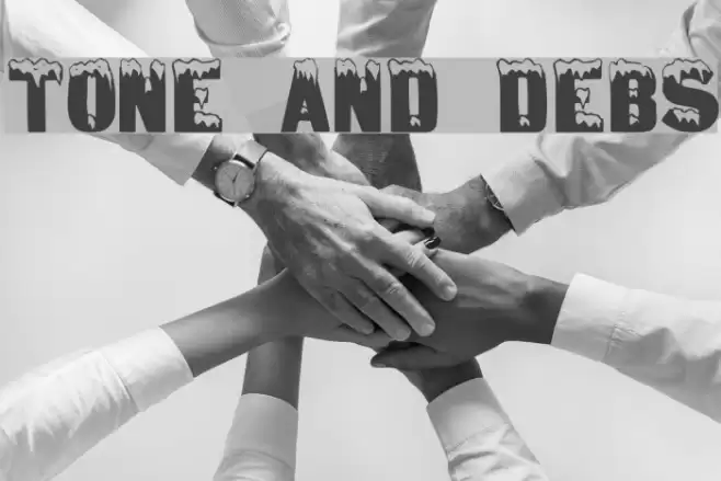 Tone And Debs Font examples