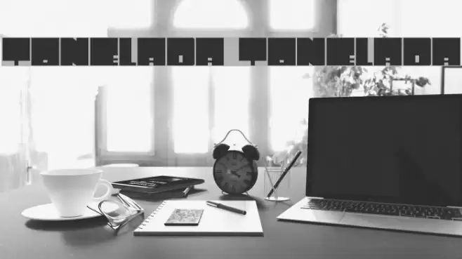 Tonelada Tonelada Font examples