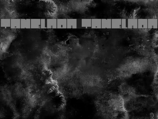 Tonelada Tonelada Font examples