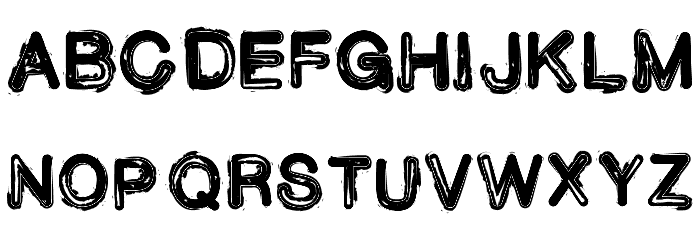 Toner Incident Font UPPERCASE