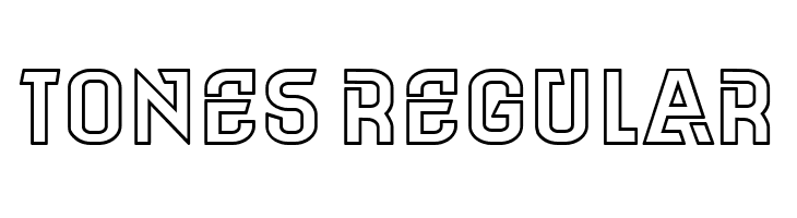 Tones Regular  Frei Schriftart Herunterladen