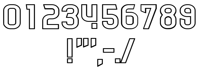 Tones Regular Font OTHER CHARS