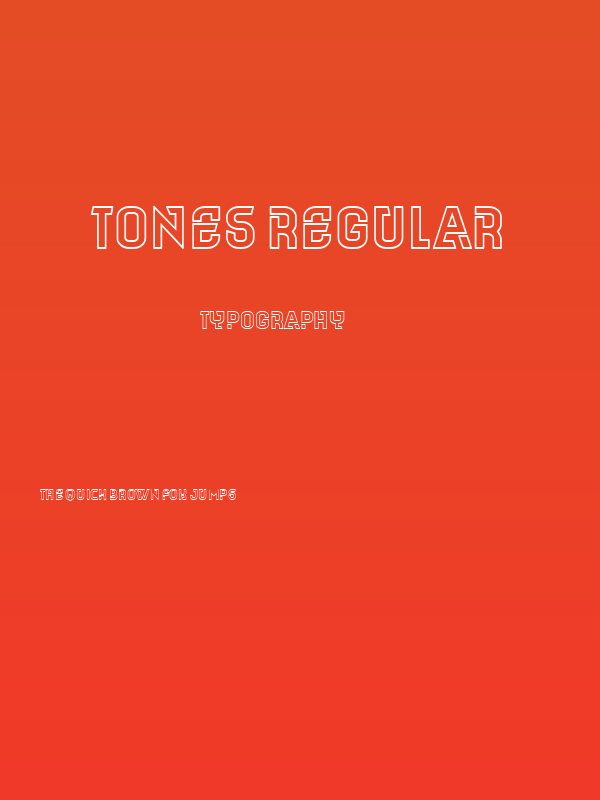 Tones Regular Poster