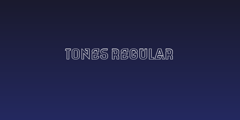 Tones Regular Social Header