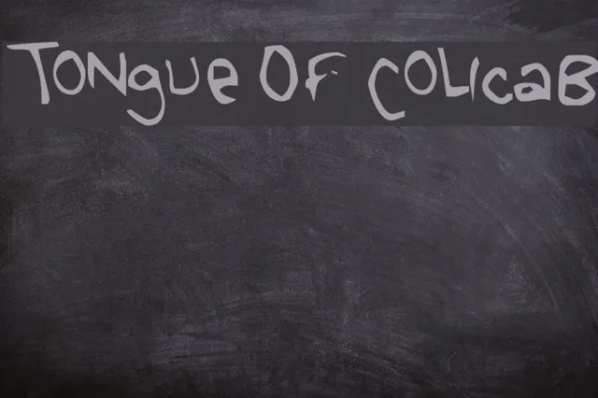 Tongue Of Colicab Example 1