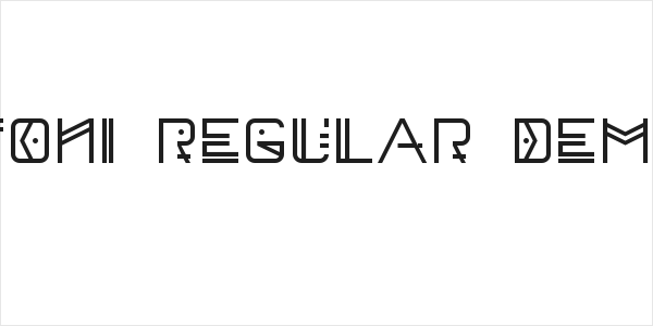 Toni Regular Demo Logo
