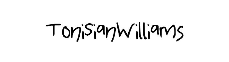 ToniSianWilliams  नि: शुल्क फ़ॉन्ट्स डाउनलोड