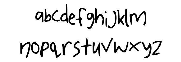 ToniSianWilliams Font LOWERCASE