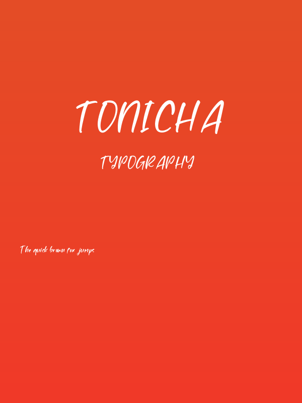 Tonicha Poster