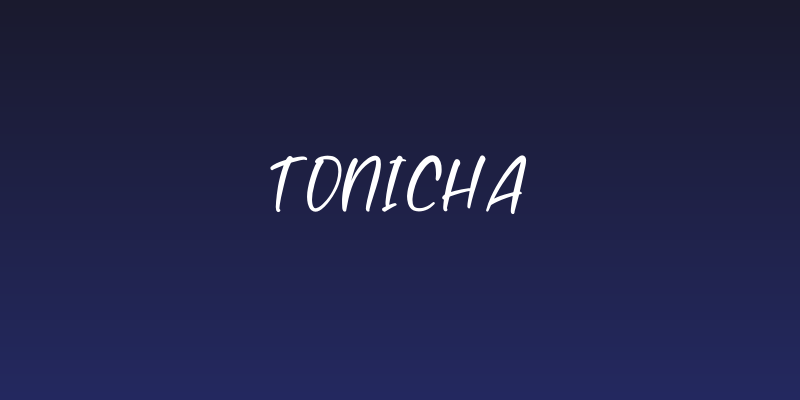 Tonicha Social Header