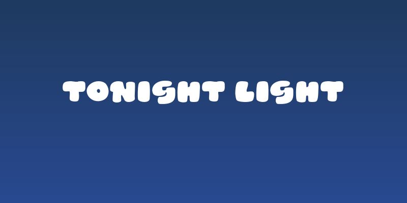 Tonight Light Social Header