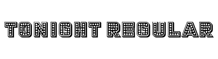 Tonight Regular  les polices de caractères gratuit tlcharger