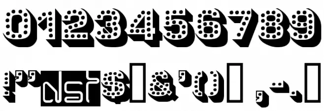 Tonight Font OTHER CHARS