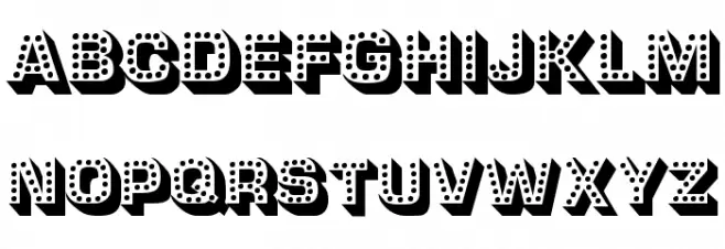 Tonight Schriftart Groß