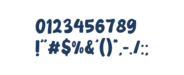 TonightFriend-Regular Other Characters