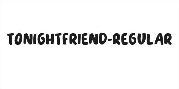 TonightFriend-Regular Logo