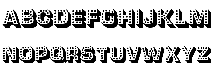 Tonight Font LOWERCASE