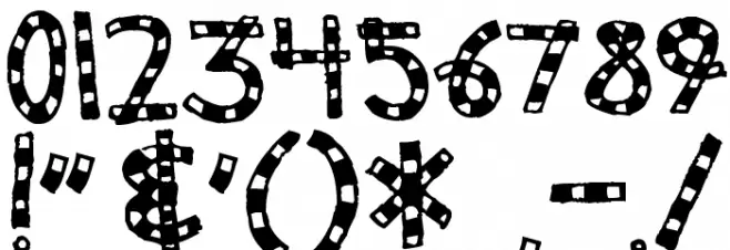 Tonight's the Night Font OTHER CHARS