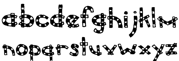 Tonight's the Night Font LOWERCASE