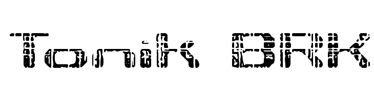 Tonik BRK Font
