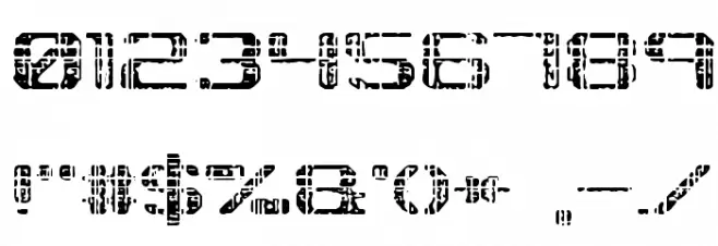 Tonik BRK Font OTHER CHARS