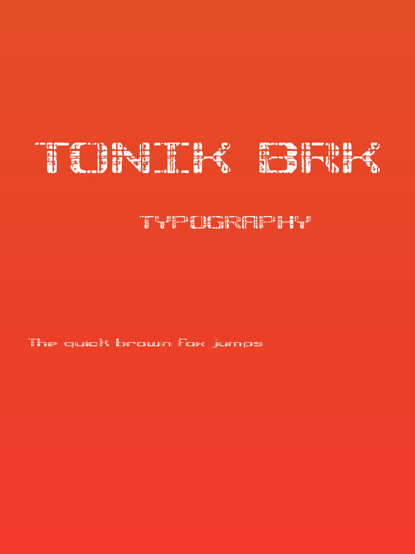 Tonik BRK Poster