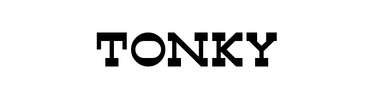 Tonky  नि: शुल्क फ़ॉन्ट्स डाउनलोड