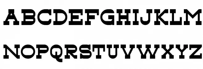 Tonky Schriftart Groß