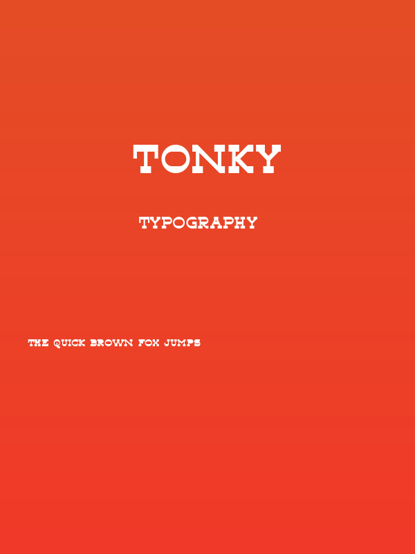 Tonky Poster