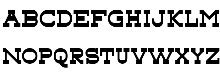 Tonky Font LOWERCASE