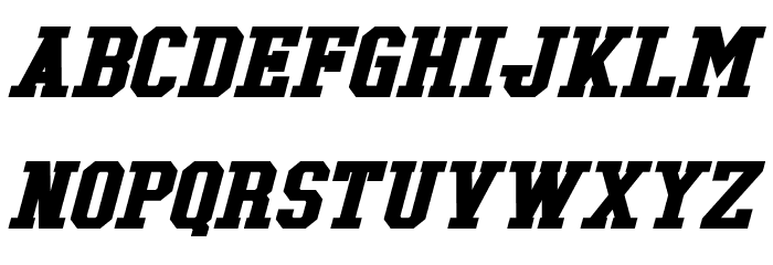 Tonopah Bold Italic Fonte MINÚSCULAS