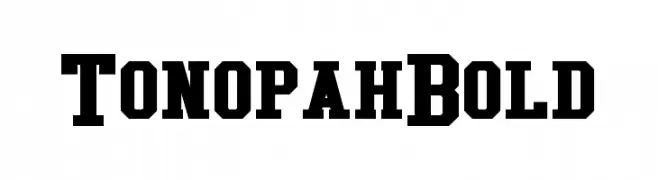 Tonopah Bold  font caratteri gratis