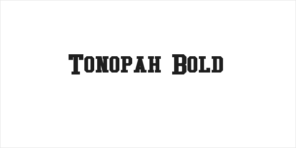 Tonopah Bold Logo