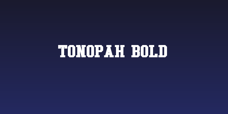 Tonopah Bold Social Header