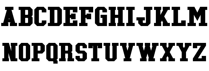 Tonopah Bold Font LOWERCASE
