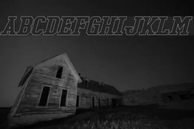 Tonopah Hollow Bold Italic Fonte examples