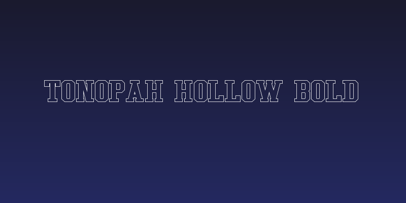 Tonopah Hollow Bold Social Header