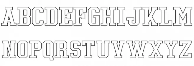 Tonopah Hollow Font Litere mari