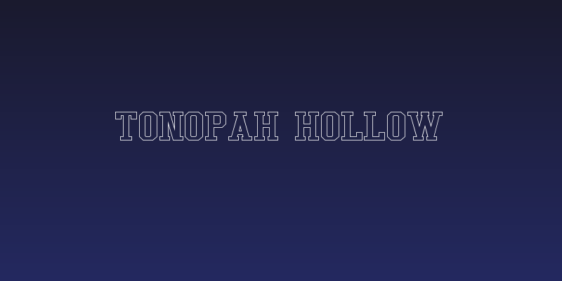Tonopah Hollow Social Header