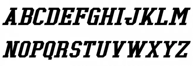 Tonopah Italic Шрифта ВЕРХНИЙ